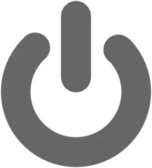Power Symbol Icon PNG Image