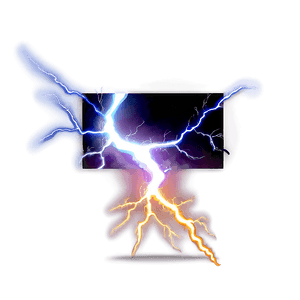 Powerful Lightning Bolt PNG bkb PNG