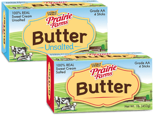 Prairie Farms Butter Boxes PNG image with transparent background
