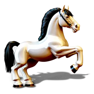 Prancing Horse Cartoon Png 06212024 PNG Image