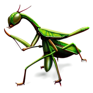 Praying Mantis Art Png Hlh60 PNG Image