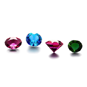 Precious Gems Falling Png 37 PNG Image