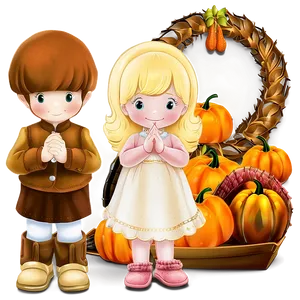 Precious Moments Thanksgiving Moments Png 24 PNG Image