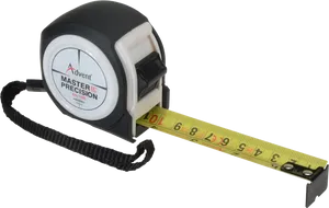 Precision Measure Tape Extended PNG Image