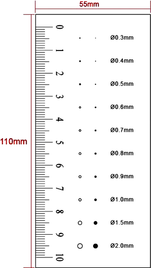 Precision Measurement Ruler PNG Image