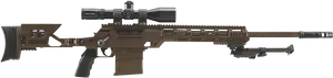 Precision Sniper Riflewith Scope PNG Image