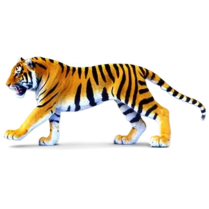 Predator Tiger On Hunt Png 06252024 PNG Image