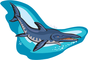 Common Bottlenose Dolphin Ichthyosaurus Dinosaur Fossil - Ichthyosaurus Transparent Background, HD Png Download PNG with transparent background