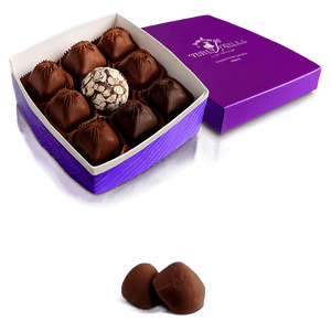 Premium Truffle Chocolate Box PNG 06212024 PNG