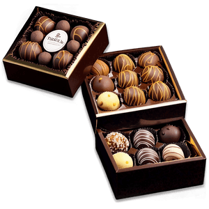 Premium Truffle Chocolate Box PNG lwv80 PNG