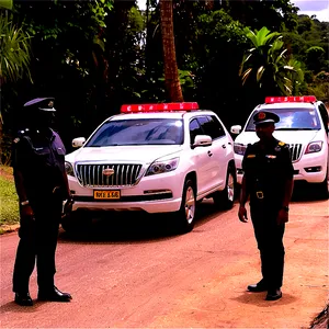 Presidential Security Convoy Png 06132024 PNG Image