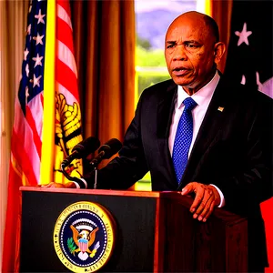 Presidential Televised Address Png Osm PNG Image