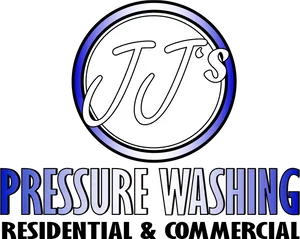 Pressure Washing Service Logo PNG Image