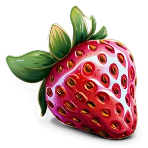 Pretty Strawberry Sketch Png 79 PNG Image