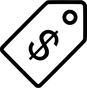 Price Icon Vector Png, Transparent Png PNG with transparent background