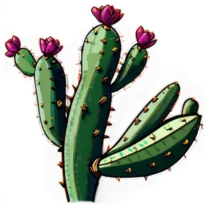 Prickly Pear Illustration Png Umn PNG Image