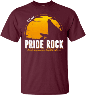 Visit Pride Rock T-shirt - Lion King Pride Rock Shirt, HD Png Download PNG image with transparent background