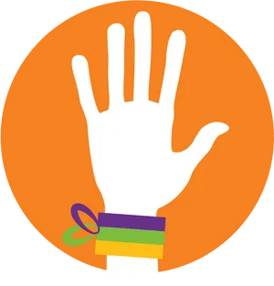 Pride Support Hand Raised PNG Image