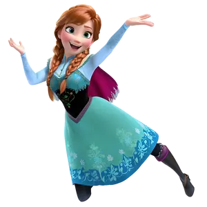 Princess Anna Of Arendelle Frozen Png Hxk23 PNG Image