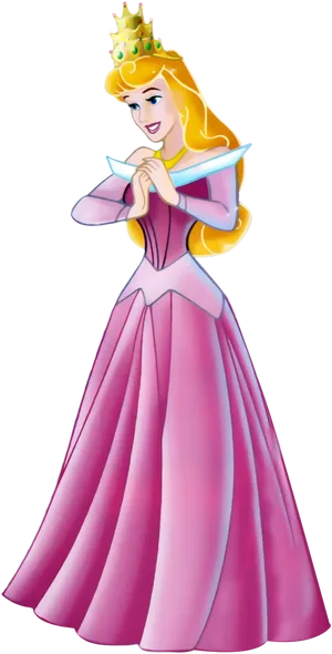 Princess Aurora Pose PNG Image