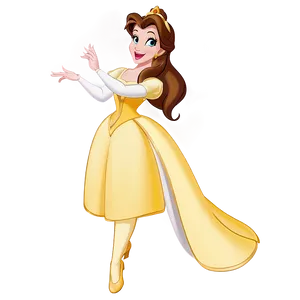 Princess Belle Singing Png Fcs96 PNG Image