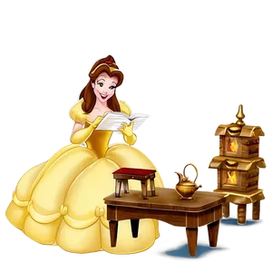 Princess Belle Storytime Png 21 PNG Image