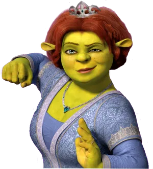 Princess_ Fiona_ Shrek_ Character_ Pose PNG Image