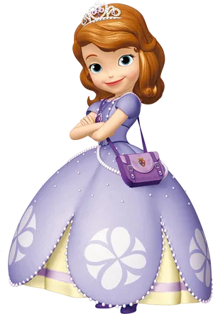 Princess Sofia Animated Character PNG Image