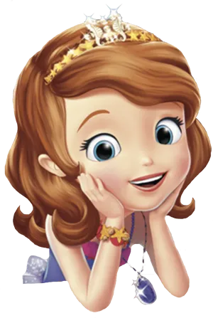 Princess Sofia Animated Character PNG Image