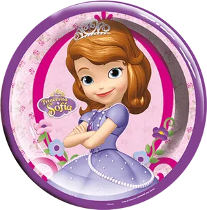 Princess Sofia Cartoon Character PNG Image