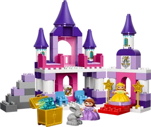 Princess Sofia Castle Playset PNG Image