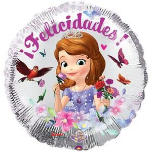 Princess Sofia Celebration Balloon PNG Image