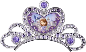 Princess Sofia Crown Graphic PNG Image