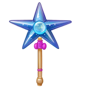 Princess Star Wand Png Sfn PNG Image