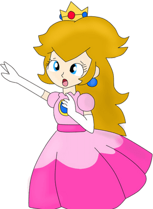 Princess Peach Clipart Old School - Cartoon, HD Png Download PNG with transparent background