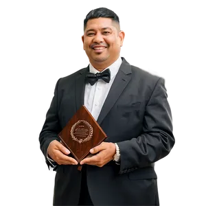 Principal With Award Png 06252024 PNG Image