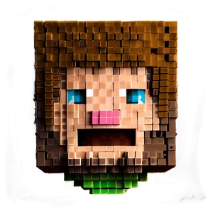 Printable Minecraft Steve Head Png Ykj26 PNG Image