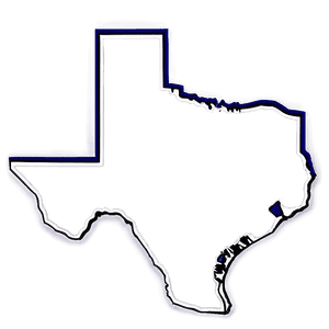 Printable Texas Outline PNG 05252024 PNG
