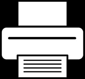 Printer Icon Graphic PNG image with transparent background