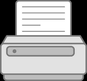 Printer Icon Graphic PNG image with transparent background