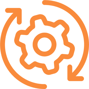 Process Icon Png Orange, Transparent Png PNG image with transparent background