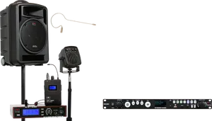 Professional Audio Equipment Setup PNG Image