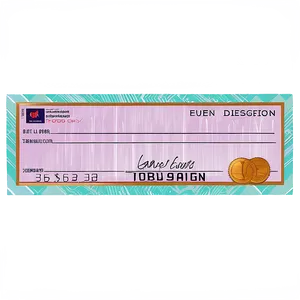 Professional Bank Check Design Png Qym PNG Image