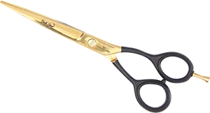 Professional Barber Scissors PNG Image