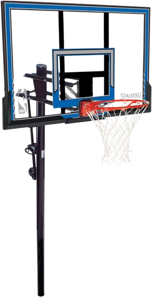 Professional Basketball Hoop Setup PNG Image