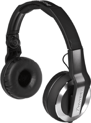 Professional Black D J Headphones PNG