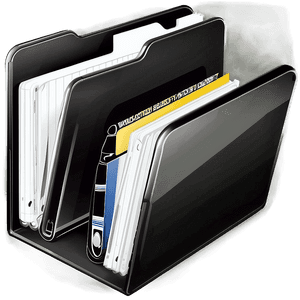 Professional Black Folder Icon PNG 17 PNG