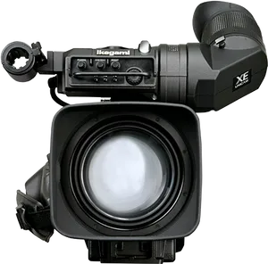 Professional Broadcast Camera PNG Image