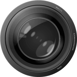 Professional Camera Lens50mm F1.4 PNG with transparent background