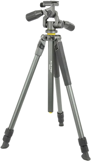 Professional Camera Tripod Standing PNG Image